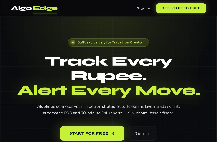 AlgoEdge - Algo Trading